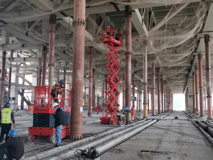 安博（中国）高空作业车为北京冬奥会项目建设加速